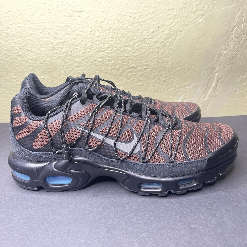 New Nike Air Max Plus TN Utility Size 10.5 Baroque Brown Black Shoes FD0670-201